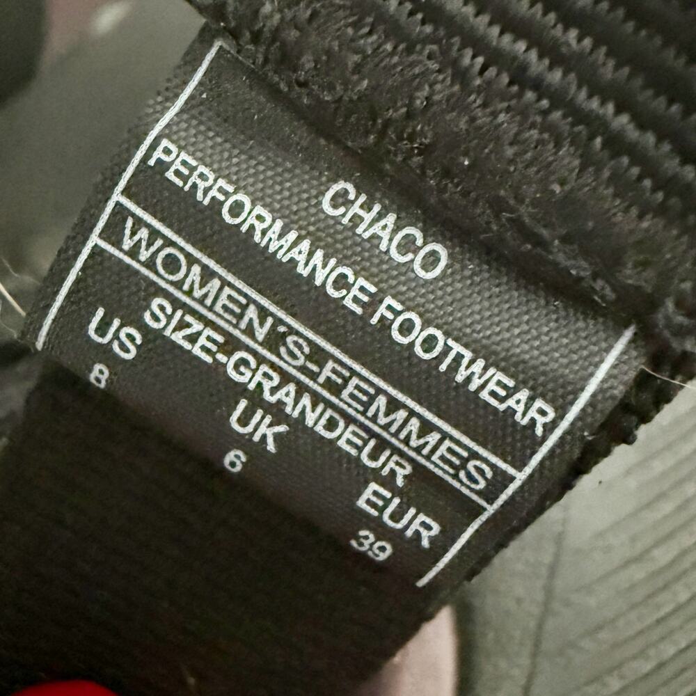 CHACO | Chillos Clog Black Purple Rubber Vent Slingback Adjustable | Size 8 - Picture 6 of 6